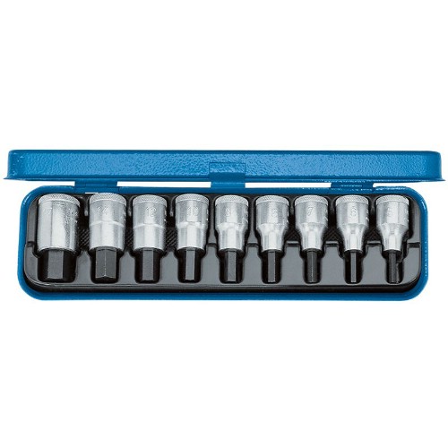 Insexhylssats 1/2" inv. tum GEDORE IN19-PA