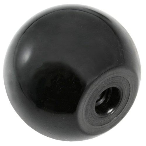 Maskinkula K med invändig gänga i godset