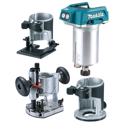 Multifunktionsfräs MAKITA DRT50ZJX5 18 V utan batteri