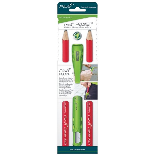 Snickarpenna PICA Pocket set
