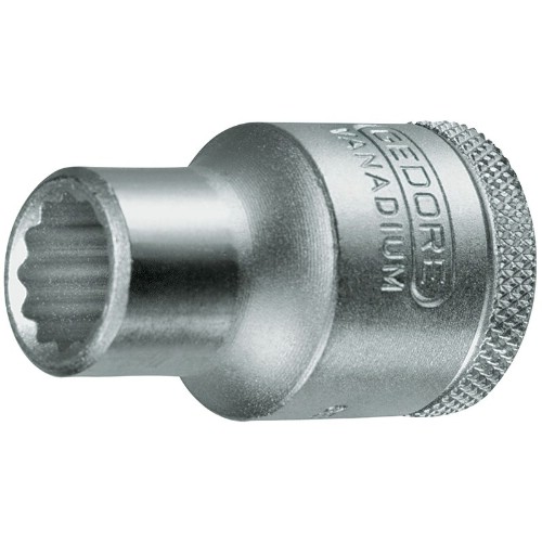 Hylsa 1/2" 12-kant mm/tum GEDORE D19