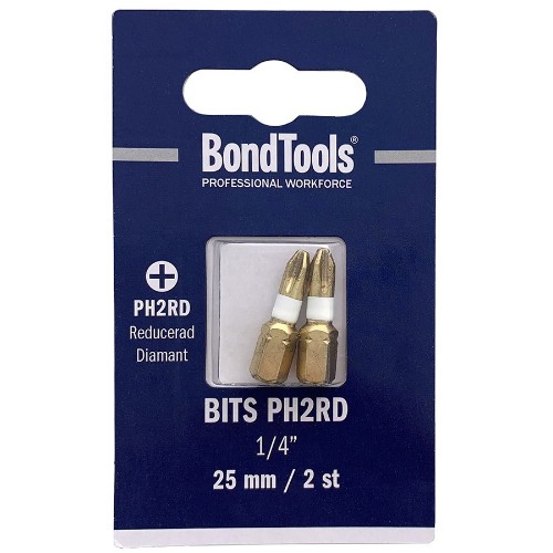 Bits 1/4" PH BONDTOOLS 25 mm diamant/neddreid