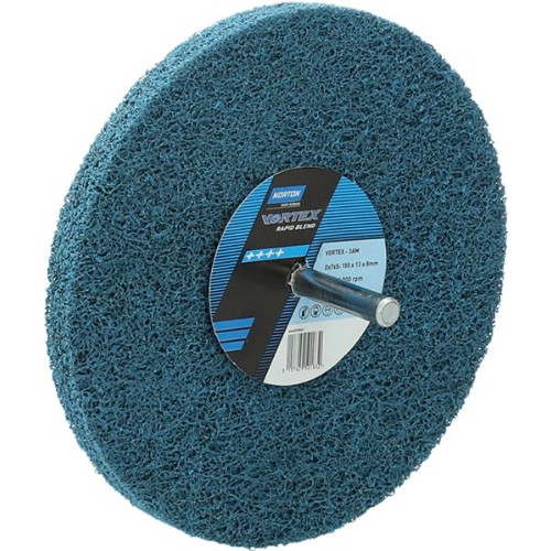 Overflatebehandliingsrondell NORTON Vortex Rapid Blend med spindel