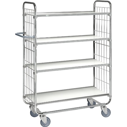 Hyllvagn KM Serie 8000 4 hyllplan Elförzinkad