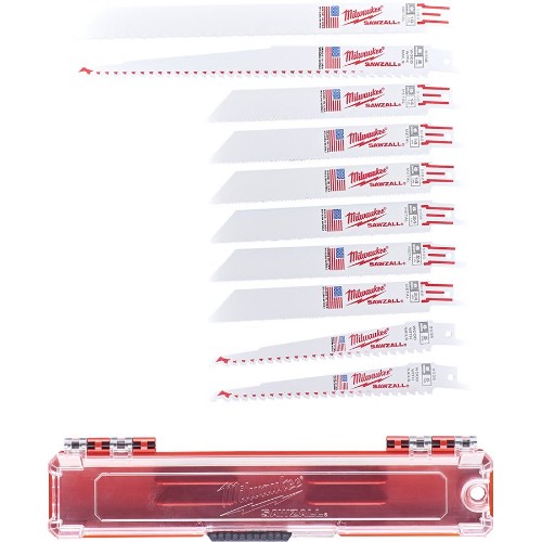 Bajonettsagbladsett MILWAUKEE Sawzall 10 deler