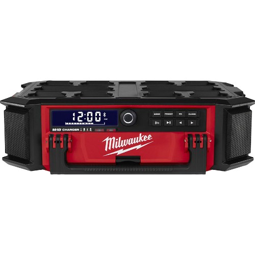 Arbetsplatsradio/laddare MILWAUKEE M18 PRCDAB+-0 18 V utan batteri