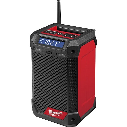 Arbetsplatsradio/laddare MILWAUKEE M12 RCDAB+-0 12 V utan batteri