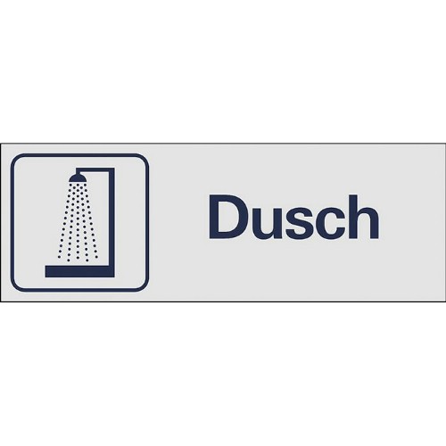 Skylt symbol dusch