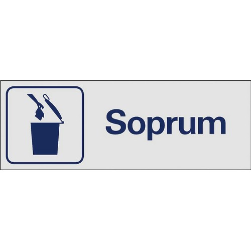 Skylt symbol soprum