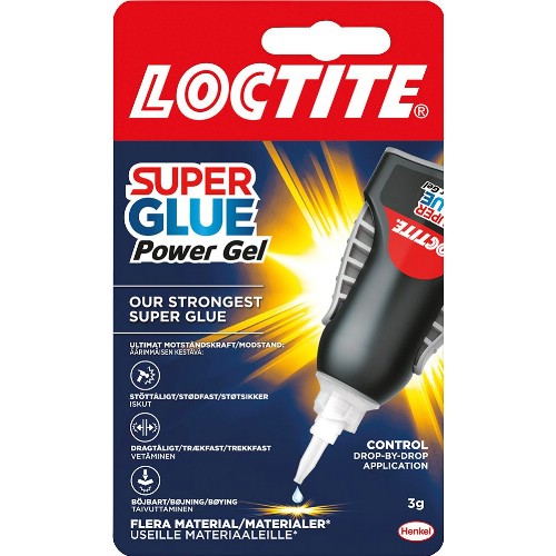 Snabblim LOCTITE Super Lim Power Gel Control