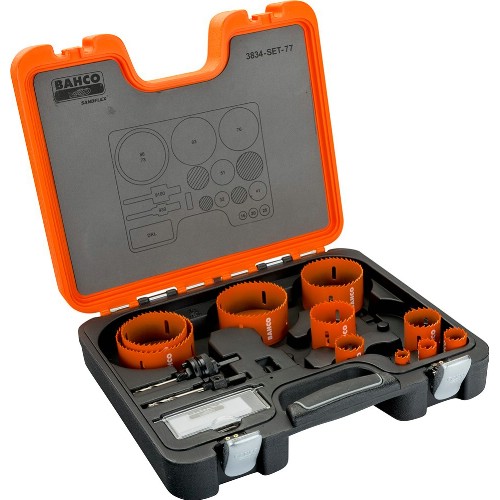 Hålsågsats BAHCO 3834-SET-77 13 delar