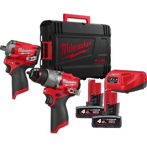 Kombipaket MILWAUKEE M12 FPP2H2-402X 12 V
