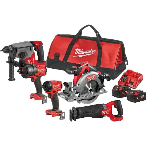 Kombipaket MILWAUKEE M18 FPP5D-502B 18 V