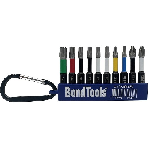 Bitssett 1/4" BONDTOOLS BT10i Impact