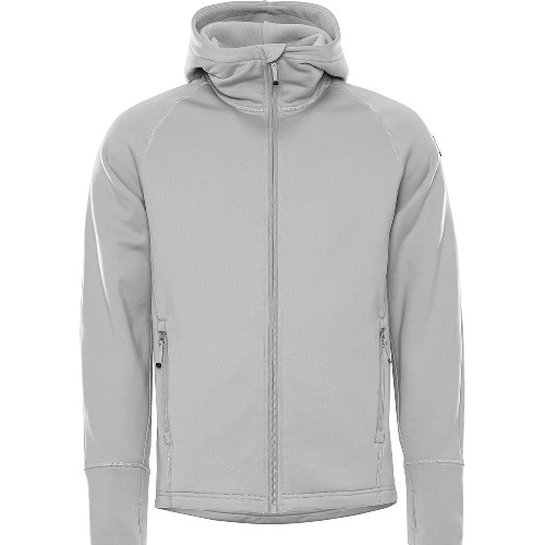 Fleecejacka FRISTADS Cobalt Polartec Power Stretch Hoodie Outdoor Herr