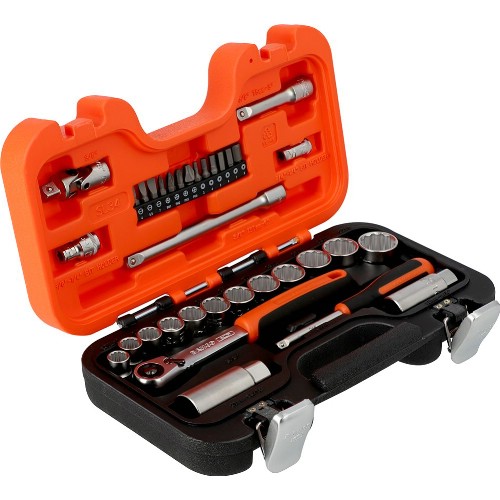 Pipenøkkelsett 3/8" mm 34-deler BAHCO SL34