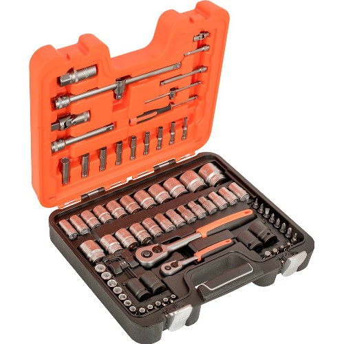 Hylsnyckelsats 1/4" 1/2" mm/tum 77-delar BAHCO S800