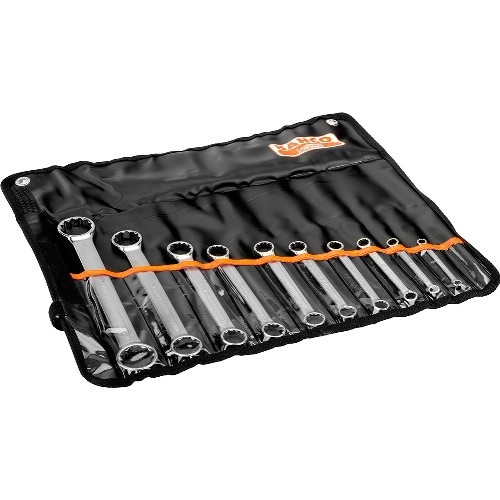 Ringnøkkelsett dobbel mm platt BAHCO 4M/10T