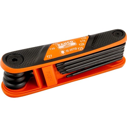 Torxnøkkelsett BAHCO BE-8975B bøybar