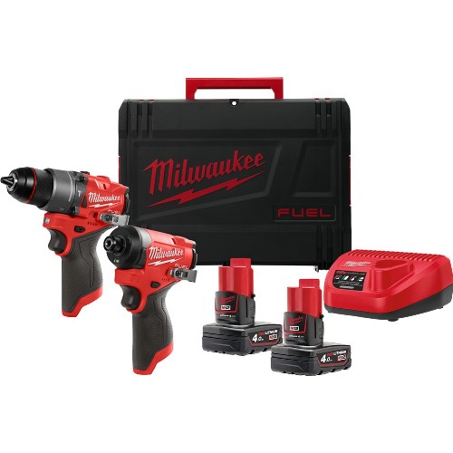 Kombipaket MILWAUKEE M12 FPP2A2-402X 12 V