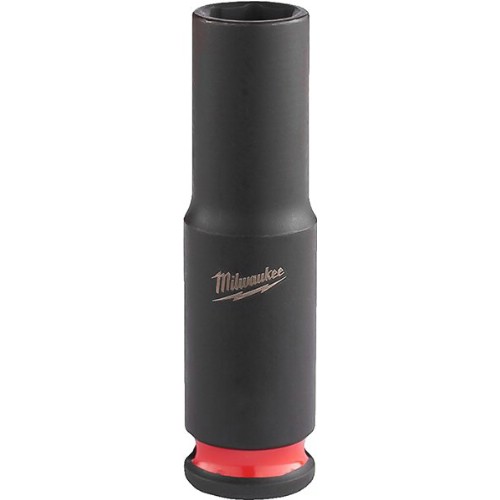 Krafthylsa 1/4" 6-kant mm MILWAUKEE Shockwave Lång