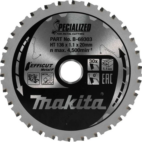 Sirkelsagblad MAKITA Specialised Efficut Metal