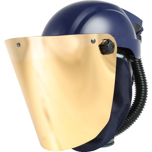 Vernehjelm SUNDSTRÖM SR 580 med gullbelagt visir