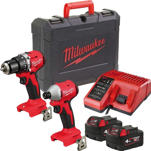 Kombipakke MILWAUKEE M18 BLCPP2A-402C 18 V