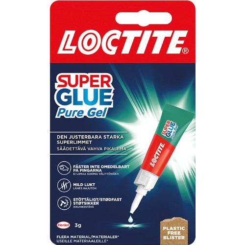 Snabblim LOCTITE Super Glue Pure Gel